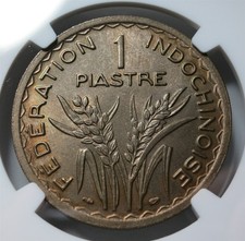 INDO-CINA Francia 1 Piastre