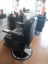 vidaXL 110166 Poltrona da Barbiere - Nera, 72 x 68 x 98 cm