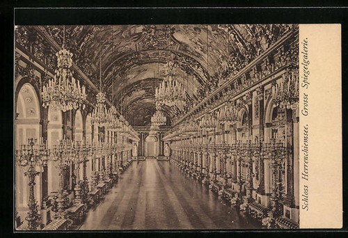 Cartolina herrenchiemsee - cartolina,