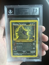 Pokemon Shining Tyranitar Ita Bgs 7.5 Near Mint Psa Eq. Unlimited Neo Destiny