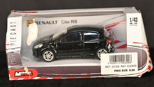 Renault clio nero 43 - nero, 1:43