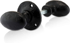 Pomello Ovale, Maniglie per Cancelli, Pomello in Ottone, Maniglie per Porte Comp