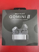 Devialet Gemini II Auricolari Wireless ANC Bluetooth Custodia di Ricarica Multipunto Nuovo