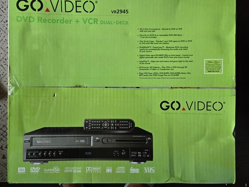 Video dvd recorder - go, vcr