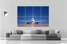 AVION SUR LA PISTE PLANE Wall