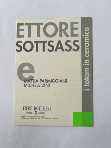 Ettore sottsass totem in - ettore,