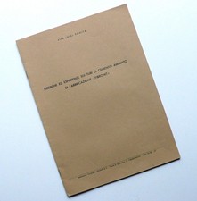 PIER LUIGI ROMITA RICERCHE SUI TUBI CEMENTO AMIANTO DELLA FIBRONIT 1957 L4135S58