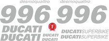 Adesivi Ducati 996 Super Bike Replica DECALS Ducati 996 Argento