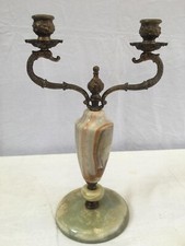 Porta candele vintage in onice - Annni 40/50