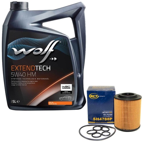 Kit olio motore 5w40 - 5, litri