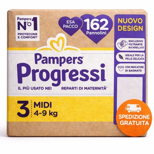 Pampers progressi taglia 3 - progressi,
