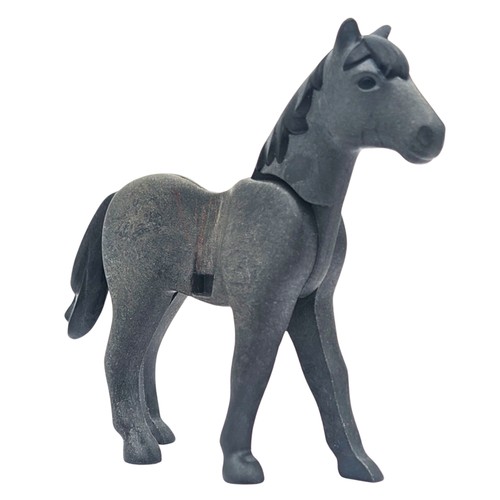 Playmobil cavallo nero
