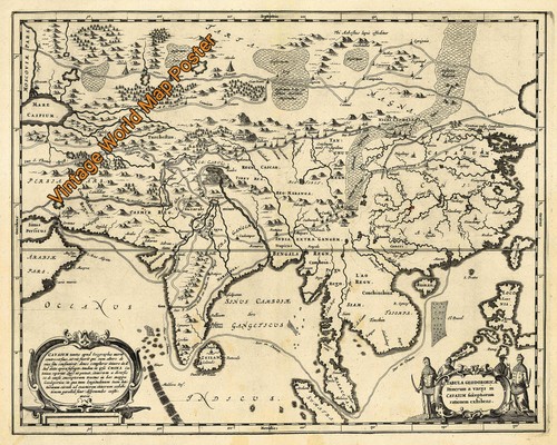 1606s vintage mappa - vintage, del