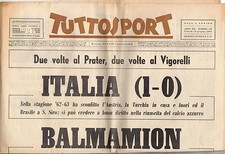 rivista TUTTOSPORT - 10/06/1963 N. 158 ITALIA 1-0