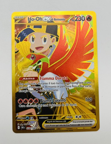 Carta pokemon ex di - ho-oh,