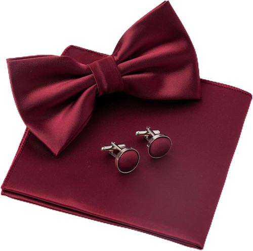 Set cravatta uomo fiocco pre