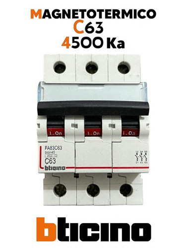 Bticino fa83c63 interruttore - fa83c63,
