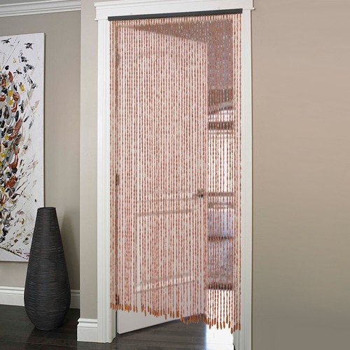 Tenda legno con perline - tenda,