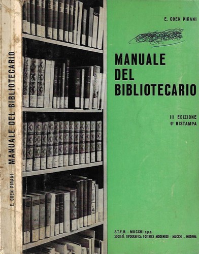 Manuale del bibliotecario - .,