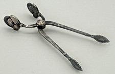 Georg Jensen Sterling Silver Cactus Design Sugar Tongs