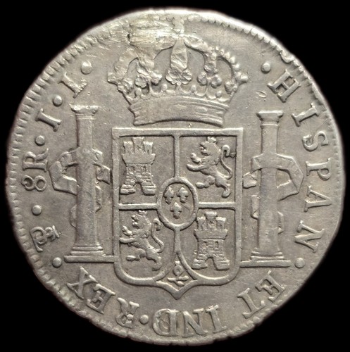 Reales 1825 potosi fernando - 1825,
