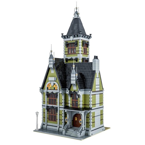 Moc modular haunted house with - modular,