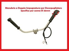MANUBRIO DOPPIA IMPUGNATURA DECESPUGLIATORE ATTACCO CANNA DIAMETRO 26 MM 