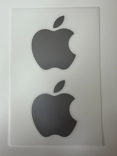Foglio adesivo logo apple - adesivo,