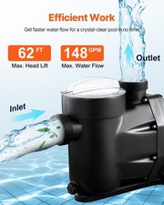 VEVOR Above Ground Pool Pump
