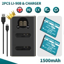 2x Batteria LI-90B LI-92B +