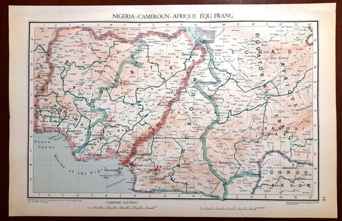 Carta geografica africa - carta,