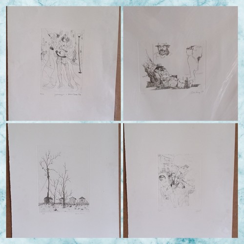 Litografia anni 70 x - cm.,