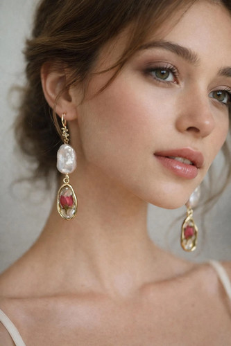 Orecchini perle barocche - orecchini,