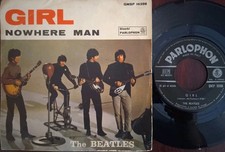 THE BEATLES - GIRL / NOWHERE MAN Italy QMSP 16398