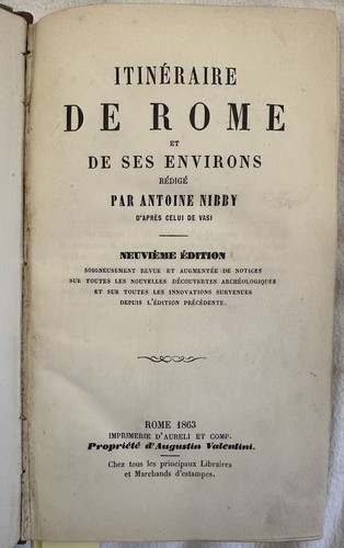 Itineraire rome de ses - de, et