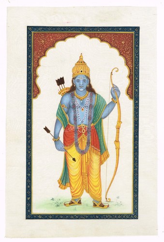 Dipinto religioso lord rama - religioso,
