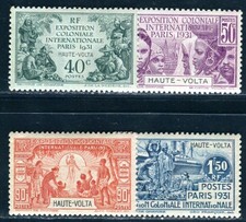 HAUTE VOLTA 1931 YVERT 66-69 *