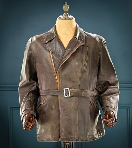 Giacca pelle vintage anni - di,