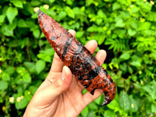 Athame in ossidiana di mogano