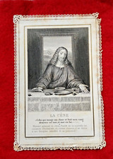 653) SANTINO "LA CENE". STAMPA