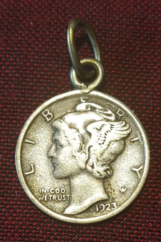 One dime 1923 - -, medaglietta