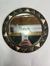 Specchio Liberty Made In France  Tondo Gold Oval 29 X 29 Antico Vintage