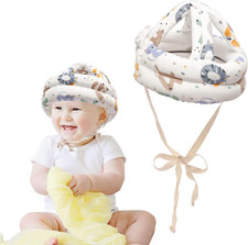 Casco Primi Passi per Bambini, Neonati Casco Protettivo Regolabile, Protezione D