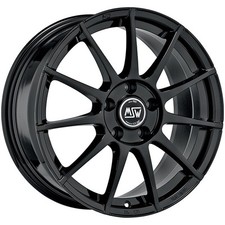 CERCHIO IN LEGA MSW MSW 85 PER VOLKSWAGEN POLO IV FUN 6,5X16 5X100 GLOSS BLACK 