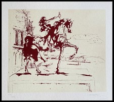 Salvador Dali  Litografia COA