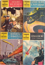LOTTO DI 4 ROMANZI DI URANIA ANNI '50 N°17.25.46.87- G