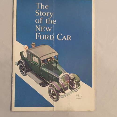 Ford 1927 brochure storia - brochure, la