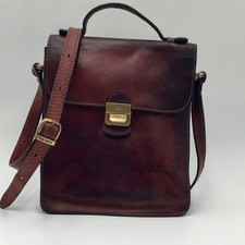 The Bridge borsello uomo vera pelle vintage 1990 man crossbody leather bag brown