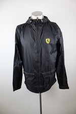 FERRARI GIUBBINO UOMO TG L GIACCA MAN JACKET CASUAL VINTAGE NYLON IMPERMEABILE