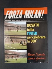 rivista FORZA MILAN - Milan Clubs - anno 1972 n 12 Inter - Milan
